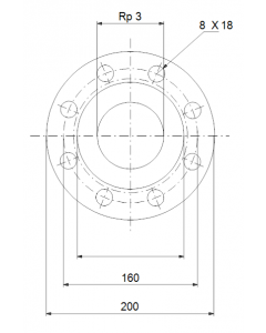 Grundfos 3" BSP PN10/16 Flange Kit