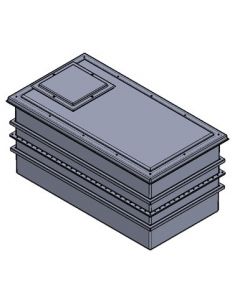 2000 Litre GRP Two Piece Water Tank - Insulated