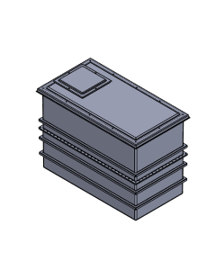 3001 Litre GRP Two Piece Water Tank - Insulated