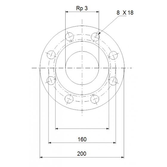 Grundfos 3" BSP PN10/16 Flange Kit