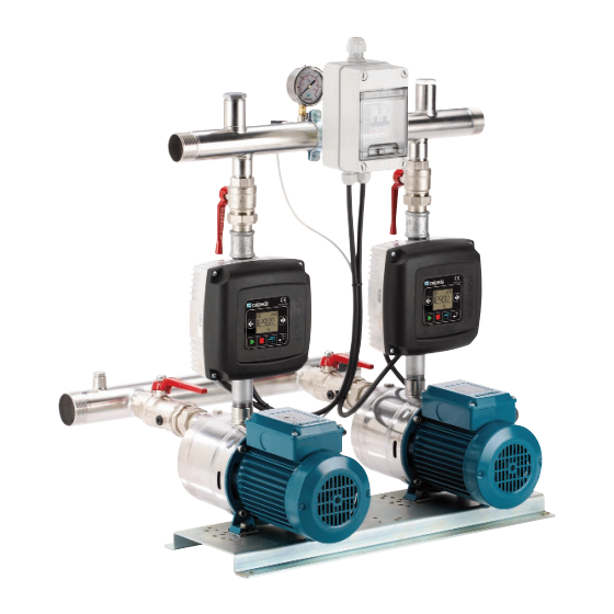 Calpeda 2 MXH 203E-EMT-24 Easymat Twin Pump Booster Set