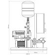 Calpeda IMAT 2MXH1604/A-TTB-24 Twin Pump Booster Set