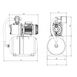 DAB AQUAJET-INOX 112 M-G Single Pump Booster Set