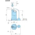 Homa Chromatic C240 WF Sensoflat Low Level Drainage Pump