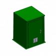 GRP Enclosure 1501 - 1175 x 1175 x 1530mm High