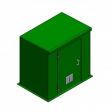 GRP Enclosure 2250 - 1650 x 1150 x 1580mm High